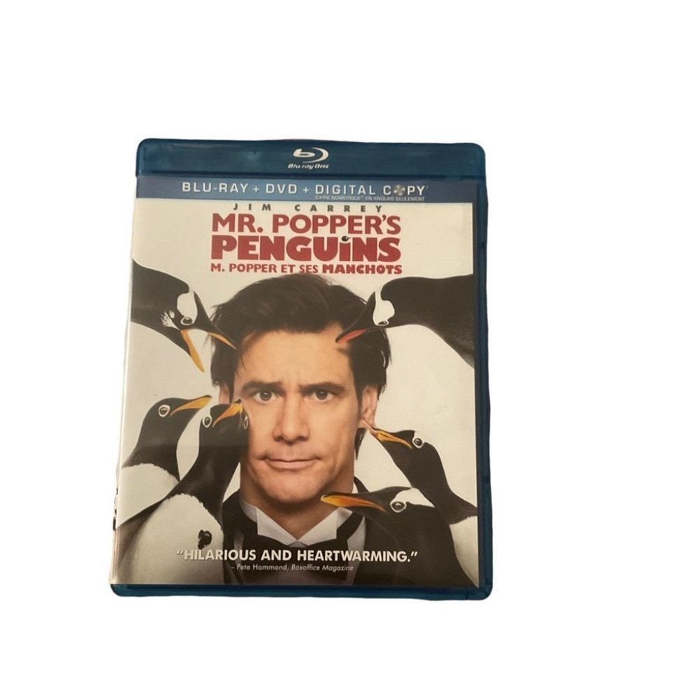 Mr. Poppers Penguins Blu- Ray  + DVD + Digital Copy